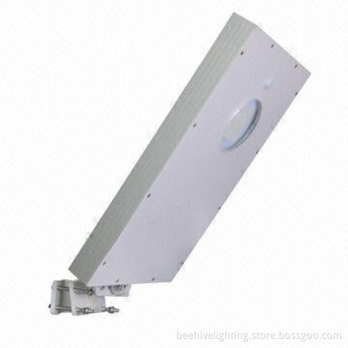 Easy to install all-in-one solar garden light with motion sensor, 12W power with lithium battery